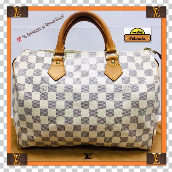 Louis Vuitton Handbags - Louis Vuitton satchel bag dairmer Azur speedy 30
